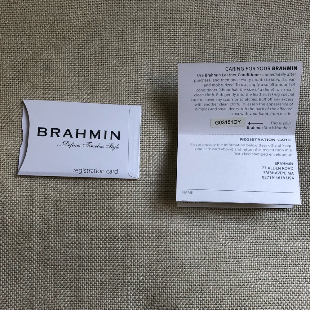 Brahmin Clutch or Cosmetic Bag Melbourne Croc Embossed Oyster NWT - Picture 8 of 8
